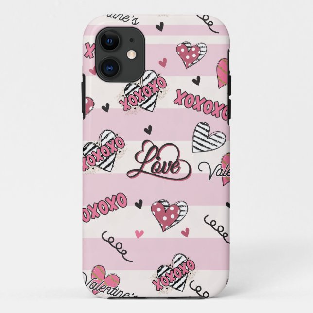 Coques Case-Mate iPhone Style XOXO Valentine's Day (Dos)