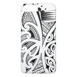 Coque iPhone 7 Plus Styles de tatouage, maori mélangés, Samoan et