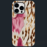 Coque Case-Mate iPhone Stylish Girly Rose White Gold Zebra<br><div class="desc">Style Girly Rose Or Blanc Zèbre</div>