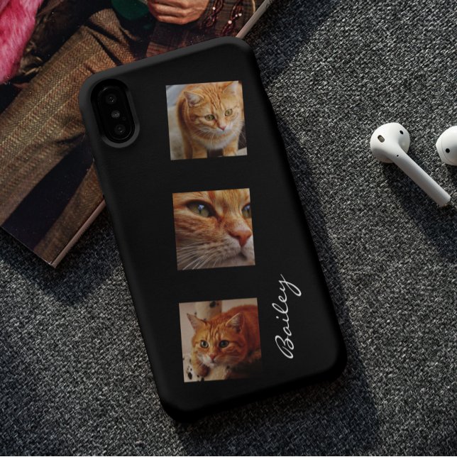 Coques Case-Mate iPhone Stylish Personnalisé Animaux de famille Chien Chat (Créateur téléchargé)
