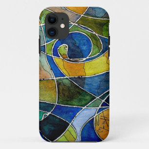 Coque Case-Mate Pour iPhone Stylo abstrait et encre d'aquarelle
