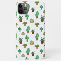 Succulents et cactus illustrés mignons