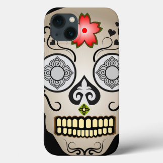 Case-Mate iPhone Case Sucre à fleurs rouges