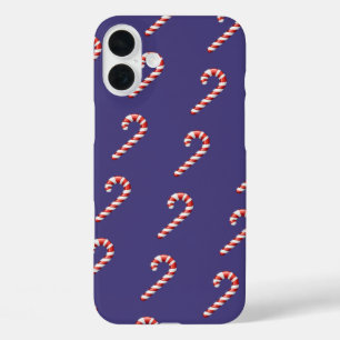 Coque Pour iPhone 16 Plus Sucre de canne de Noël