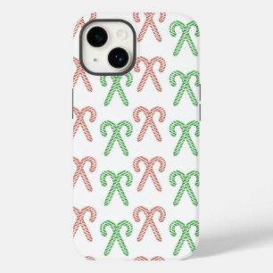 Coque Case-Mate iPhone Sucre de canne/menthe poivrée
