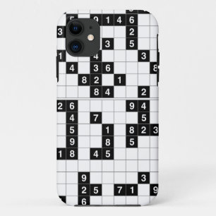 Etui iPhone Case-Mate sudoku noir blanc