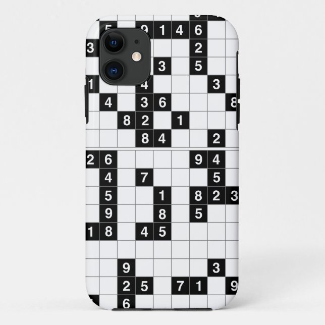 Coques Case-Mate iPhone sudoku noir blanc (Dos)