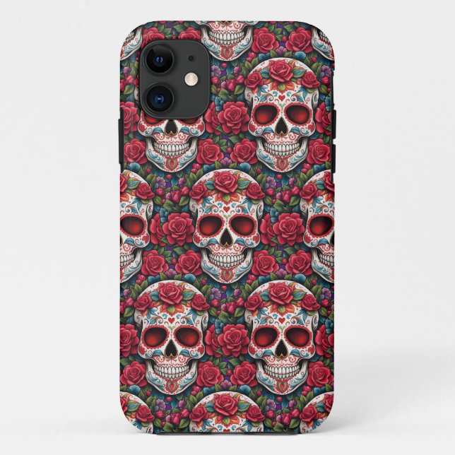 Coques Case-Mate iPhone Sugar Skull Art - Embrassez l'Esprit (Dos)