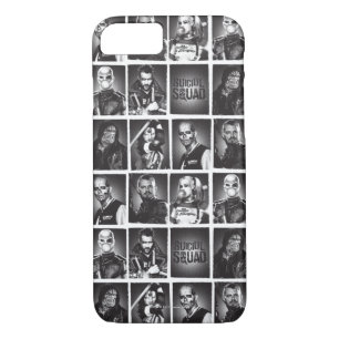 Coque iPhone 7 Suicide Squad   Yearbook Pattern