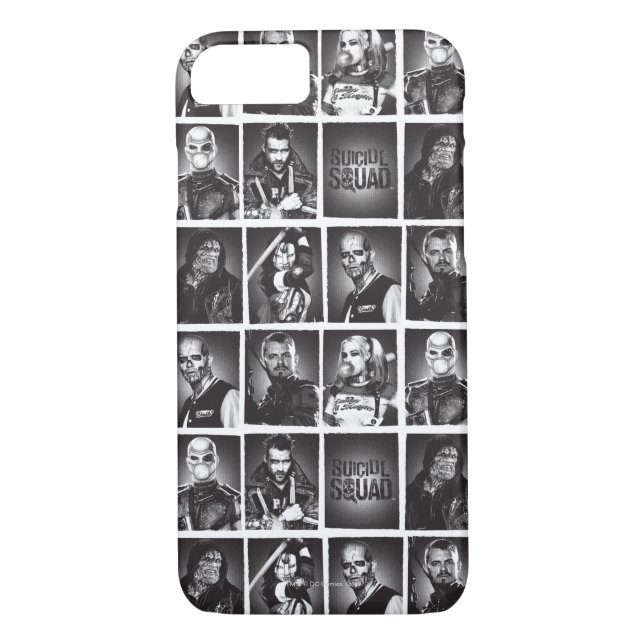 Coques Case-Mate iPhone Suicide Squad | Yearbook Pattern (Dos)