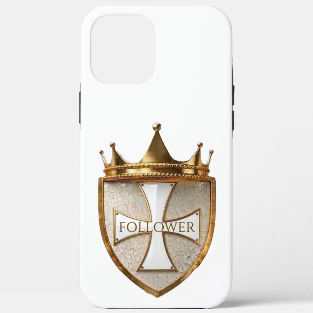 Coques Case-Mate iPhone suiveur blanc Crest  coque/couvercle 1 téléphone 1 (Verso)
