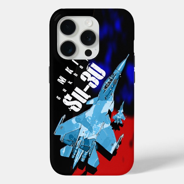 Coques Case-Mate iPhone Sukhoi SU30 Boîtier de téléphone de chasseurs-jet  (Verso)
