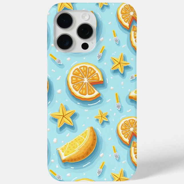 Coques Case-Mate iPhone SUMMER LEMON iPHONE 15 PRO MAX CASE (Verso)