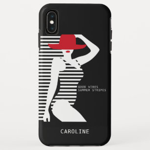 Case-Mate iPhone Case Summer Woman porte-nom personnalisé cas de télépho