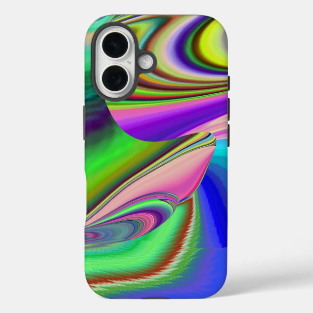 Coques Case-Mate iPhone Summerfeel, Rainbowart 3D Abstrait (Verso)
