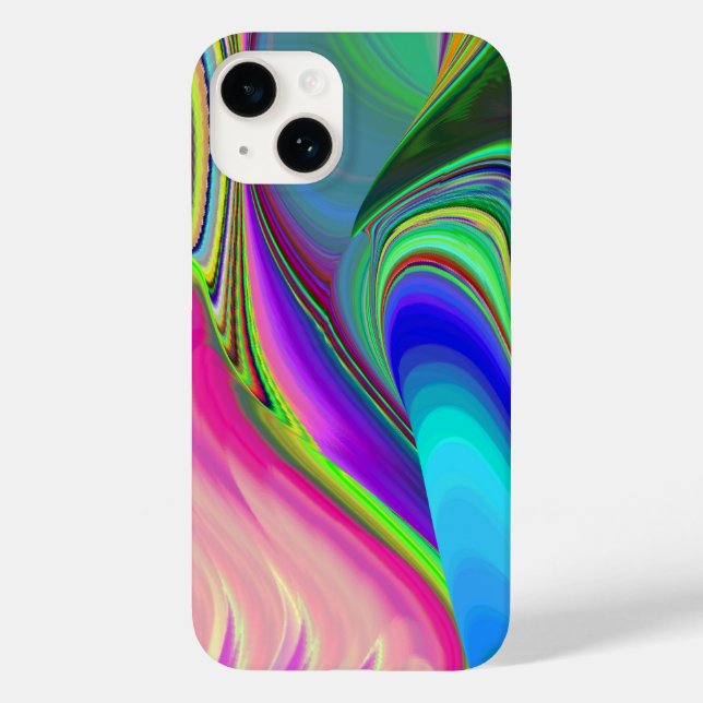 Coques Case-Mate iPhone Summerfeel, Rainbowart 3D Abstrait (Verso)