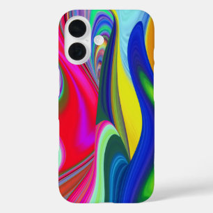 Coque Pour iPhone 16 Summerrainbow, Rainbowart 3D Abstrait