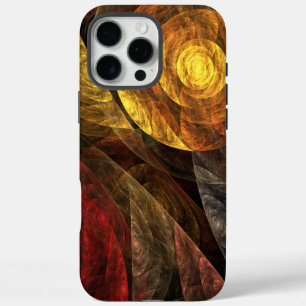 Coque iPhone 16 Pro Max Sun Flower Floral Moderne Art Motif Abstrait