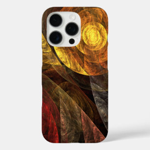 Coque iPhone 16 Pro Sun Flower Floral Moderne Art Motif Abstrait