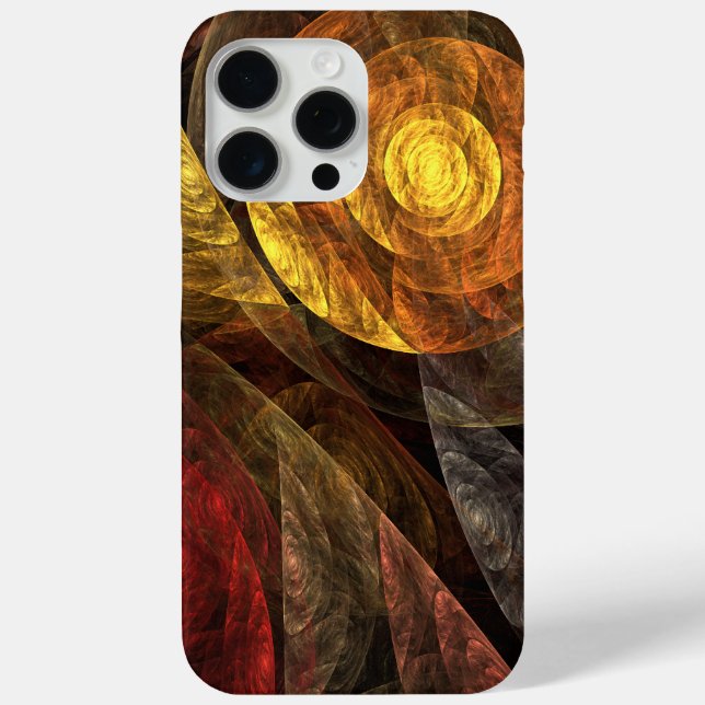 Coques Case-Mate iPhone Sun Flower Floral Moderne Art Motif Abstrait (Verso)
