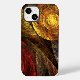 Coque Case-Mate iPhone Sun Flower Floral Moderne Art Motif Abstrait