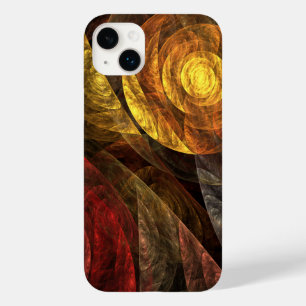 Coque Case-Mate iPhone Sun Flower Floral Moderne Art Motif Abstrait