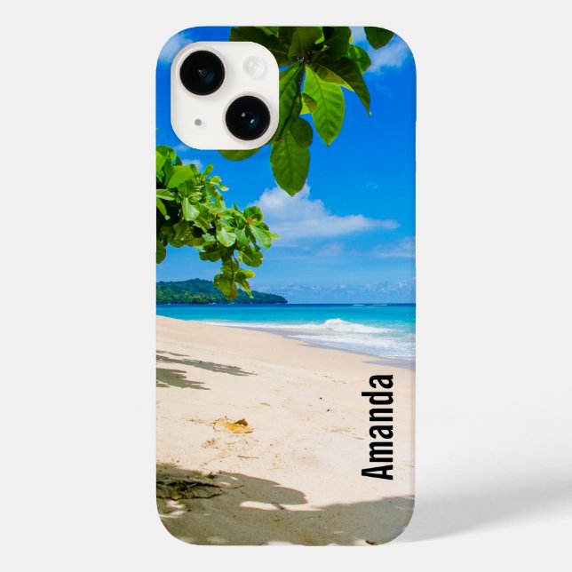 Coques Case-Mate iPhone Sun Sand et Surf Tropical Beach (Verso)
