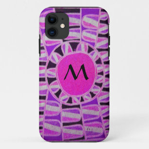 Case-Mate iPhone Case SUN SOLAIRE ÉNERGIE MONOGRAM rose violet noir