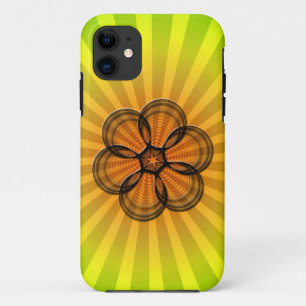 Coque iPhone 11 Sunburst Spirograph