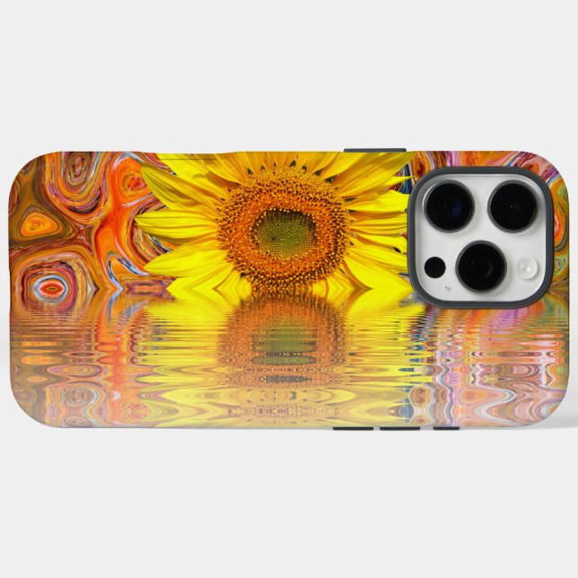 Coques Case-Mate iPhone Sunflower (Verso (horizontal))