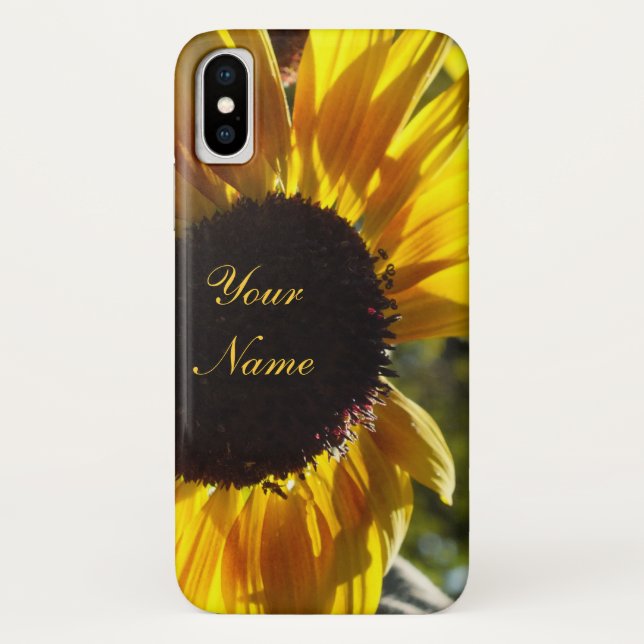 Coques Case-Mate iPhone Sunflower du matin *Personnalisable (Dos)