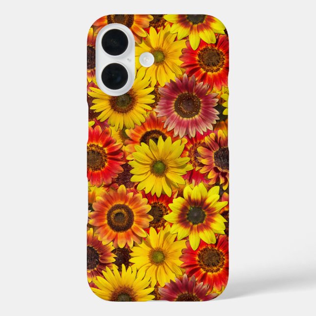 Coques Case-Mate iPhone Sunflowers Motif sans couture (Verso)