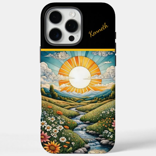 Coques Case-Mate iPhone Sunlit Stream In A Meadow (Verso)