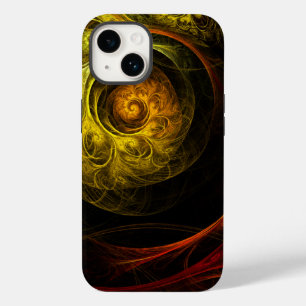 Coque Case-Mate iPhone Sunrise Floral Red Abstrait Art