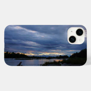 Coque Pour iPhone 14 Sunset de l'Alaska à minuit