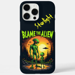Coque iPhone 16 Pro Max Sunset Reflection Faits saillants Mystère Alien