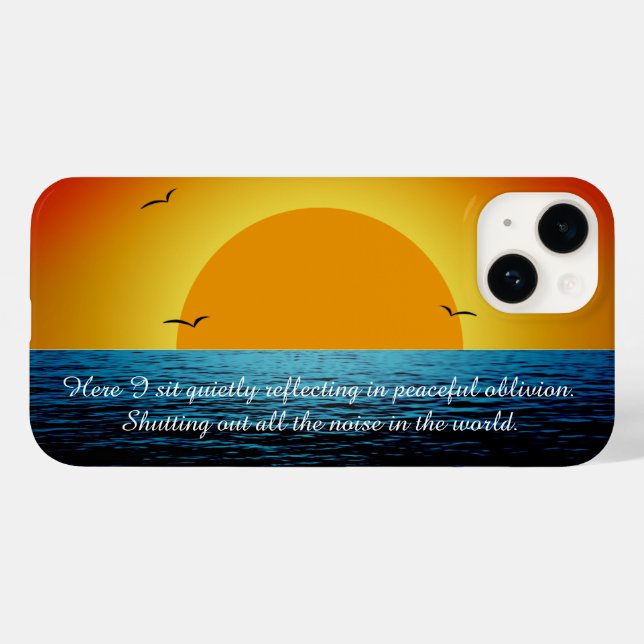 Coques Case-Mate iPhone Sunset Soul (Verso (horizontal))