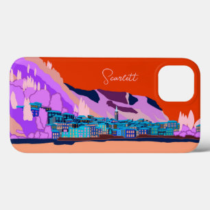Case-Mate iPhone Case Sunset Varenna Como Italie Illustration Voyage