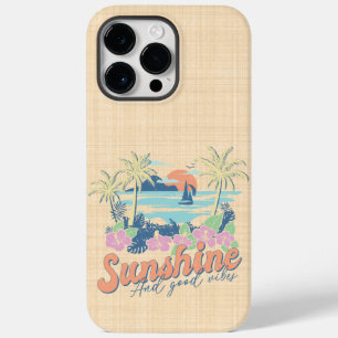 Coque Case-Mate iPhone Sunshine and Good Vibes - Un paradis tropical