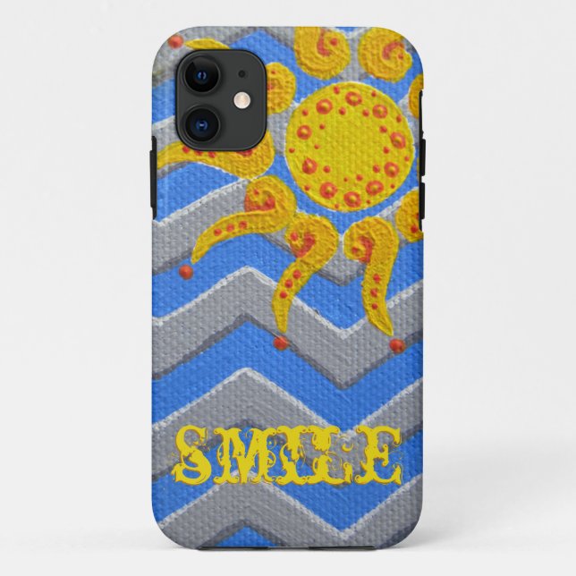 Coques Case-Mate iPhone Sunshine et Chevron Smile (Dos)
