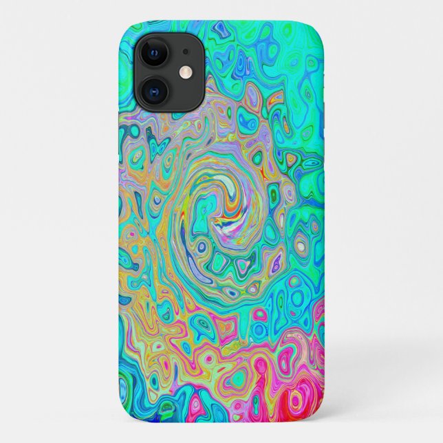 Coques Case-Mate iPhone Super Abstrait Rainbow Liquid Swirl (Dos)
