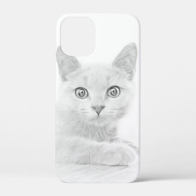 Coques Case-Mate iPhone SUPER CUTE Kitten Portrait Photographie (Verso)