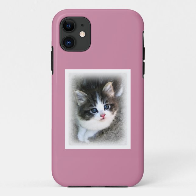 Coques Case-Mate iPhone SUPER CUTE Kitten Portrait Photographie (Dos)