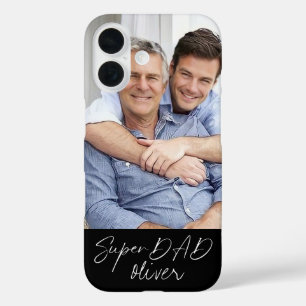 Coque Pour iPhone 16 Super DAD Minimal Simple Modern Script 1 Photo