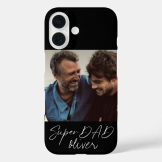 Coque Pour iPhone 16 Super DAD Modern Script 1 Photo