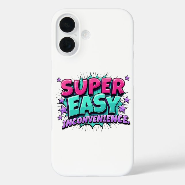 Coques Case-Mate iPhone Super Facile À Peine Un Désagrément (Verso)