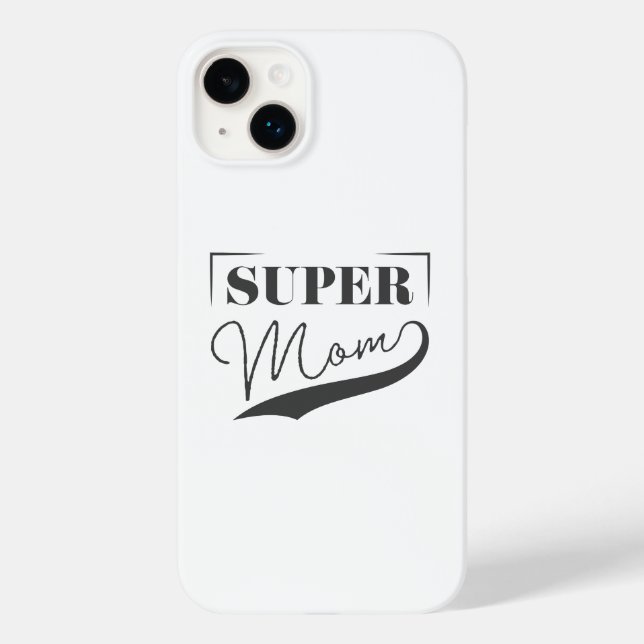 Coques Case-Mate iPhone Super Maman (Verso)