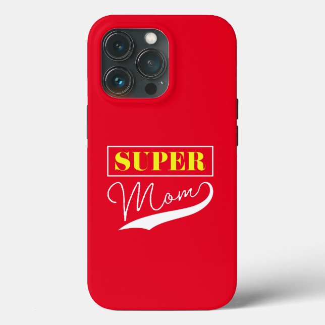 Coques Case-Mate iPhone Super Maman (Verso)