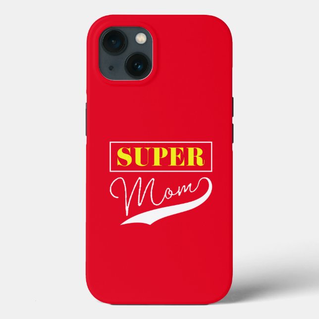 Coques Case-Mate iPhone Super Maman (Verso)