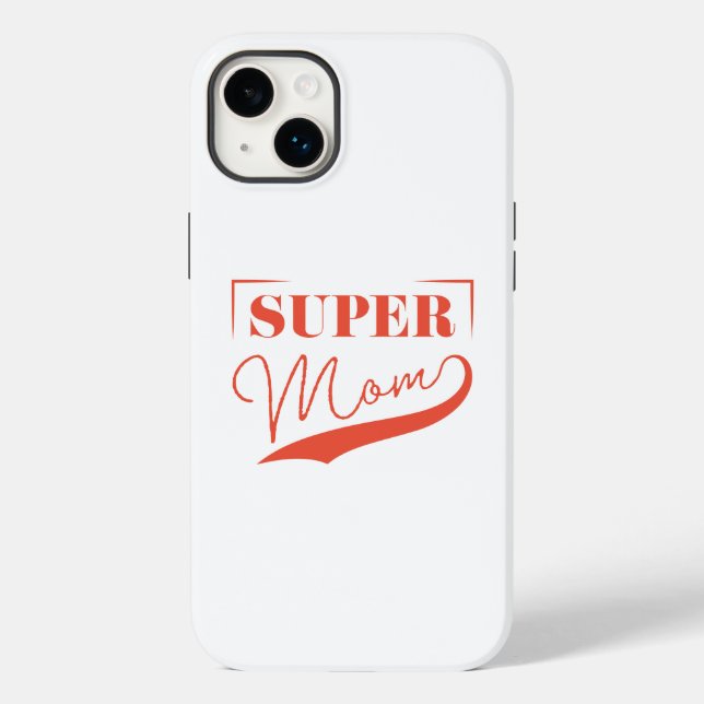 Coques Case-Mate iPhone Super Maman (Verso)